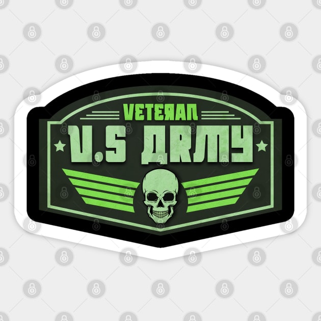 Veteran USA Army Sticker by CTShirts